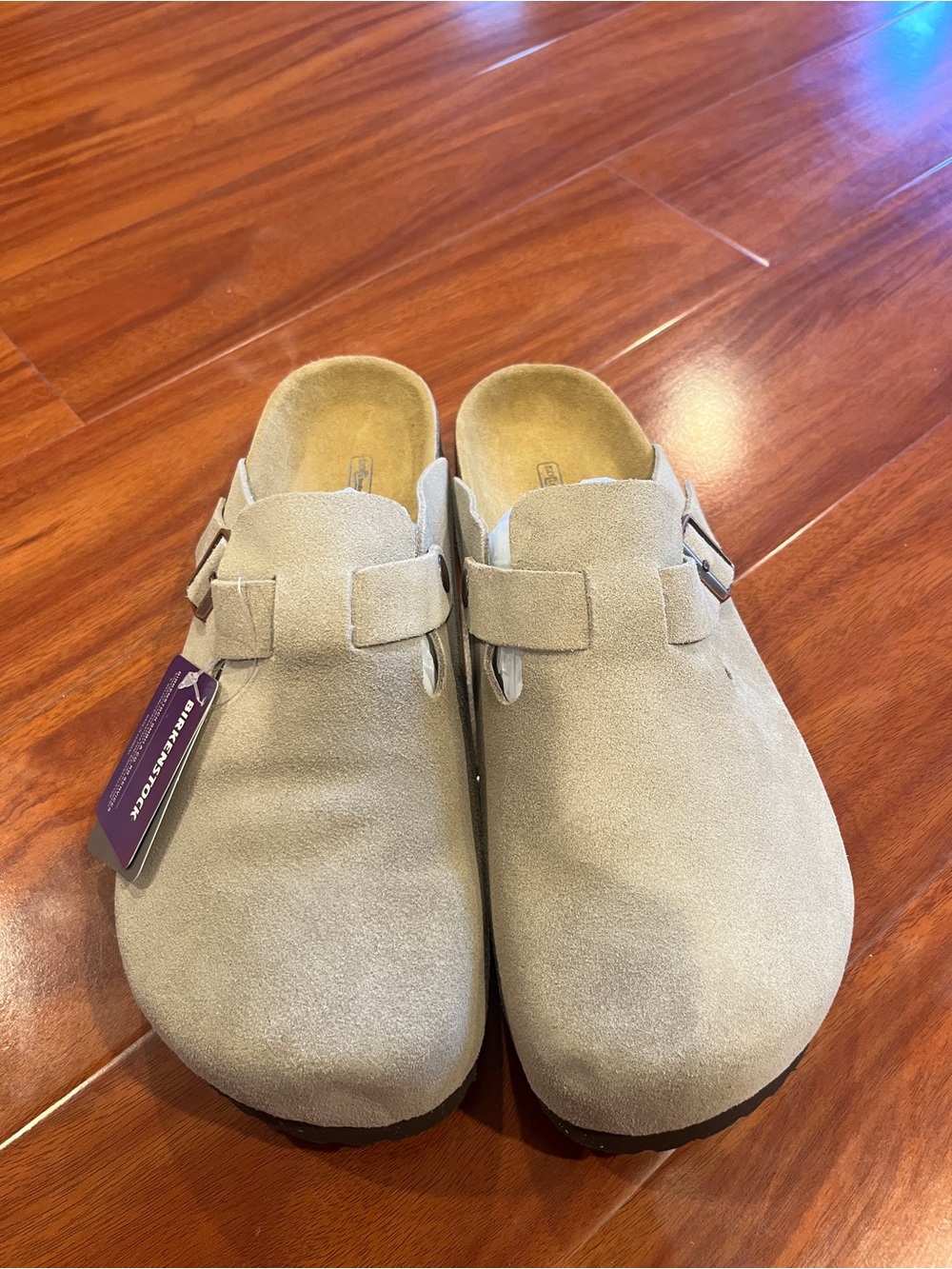 Birkenstock Boston Soft Footbed Suede Clogs - Men’s Size EU 44 - Picture 2 of 6
